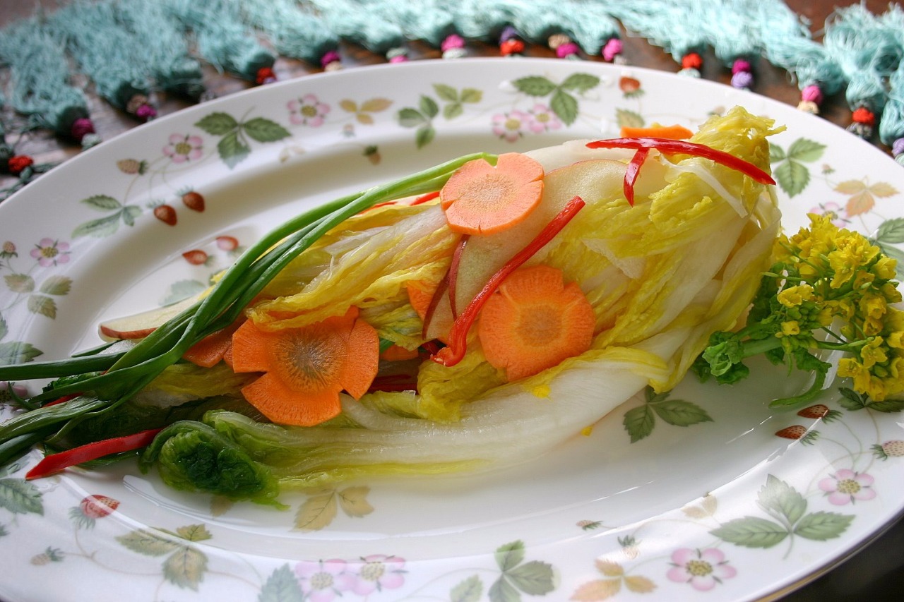 特選メニューに推薦! 白菜の白(ペック)キムチ
